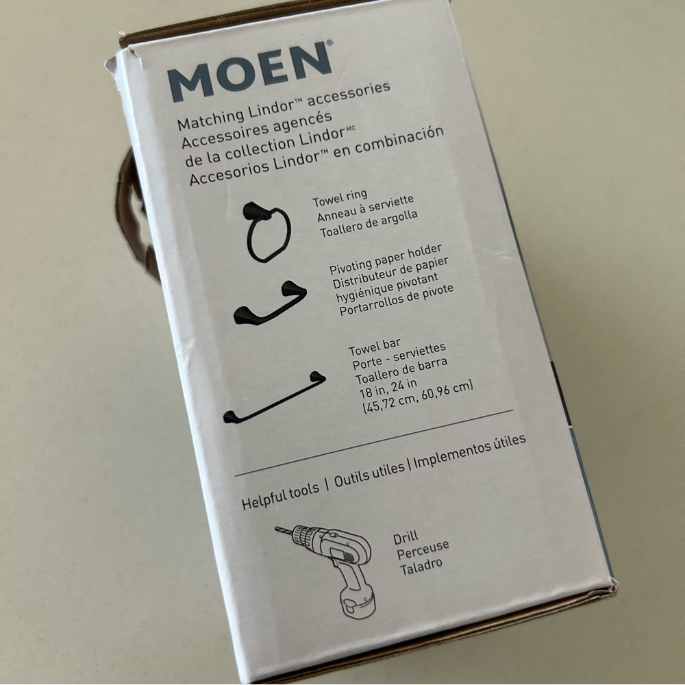 Moen Lindor Collection Double Robe Hook - Picture 6 of 6